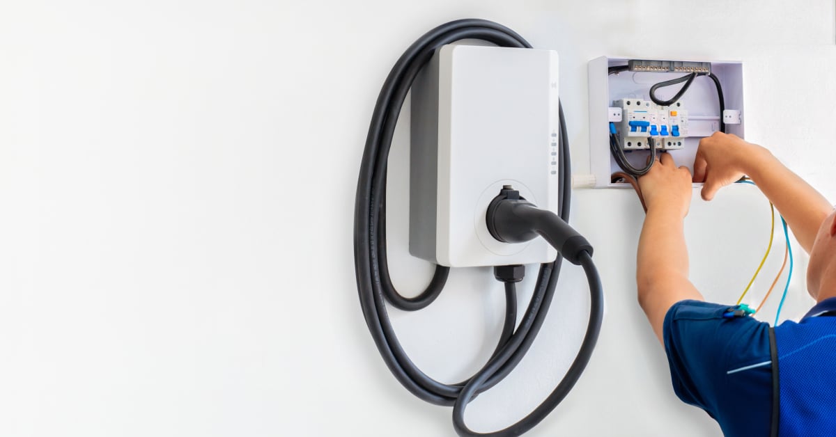 ติดตั้งที่ชาร์จรถไฟฟ้า