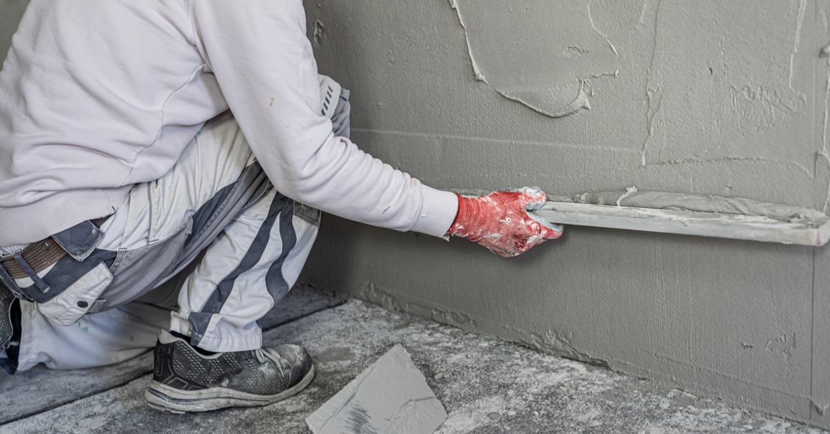 รับเทพื้นปูน